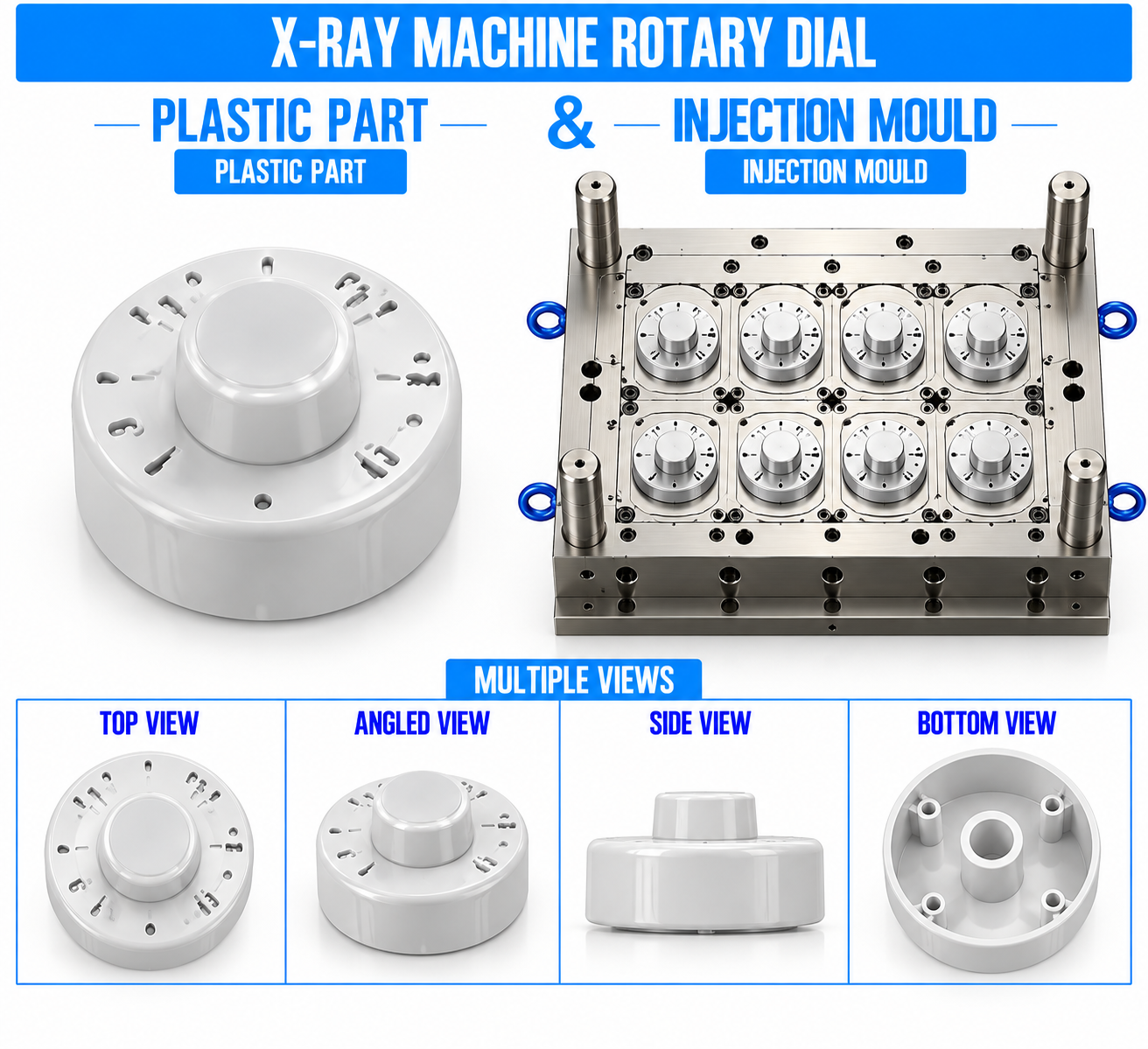 X-Ray Machine Plastic Rotary Dial Mould and Moulding Service
